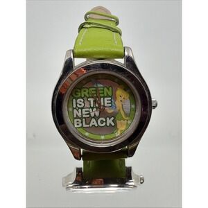 Tinkerbell Disney Watch Green Band Green Is The New Black Needs Battery